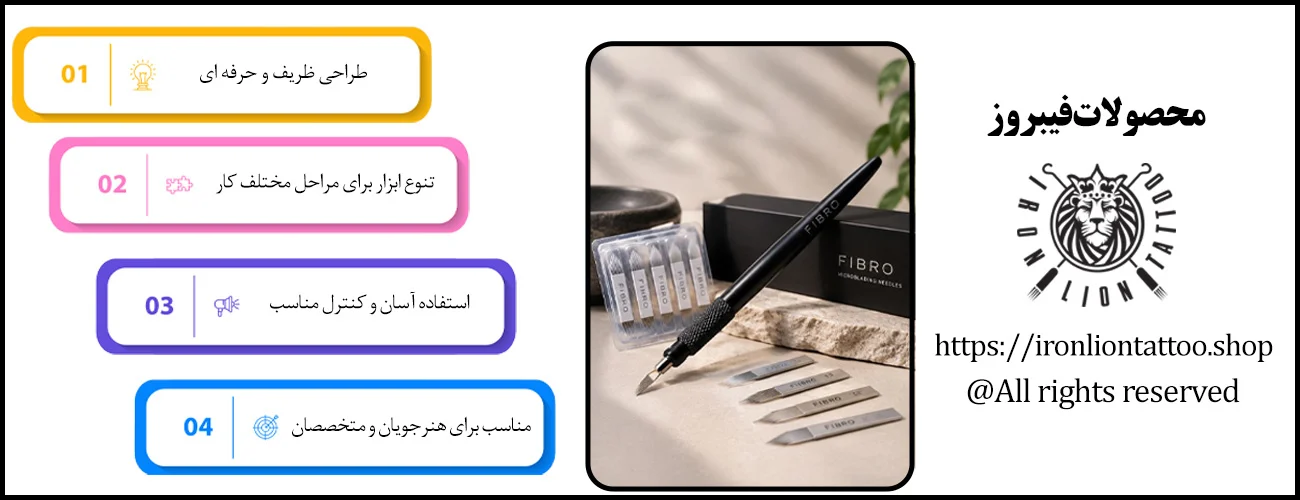 اینفوگرافیک محصولات فیبروز - ویژگی محصولات فیبروز