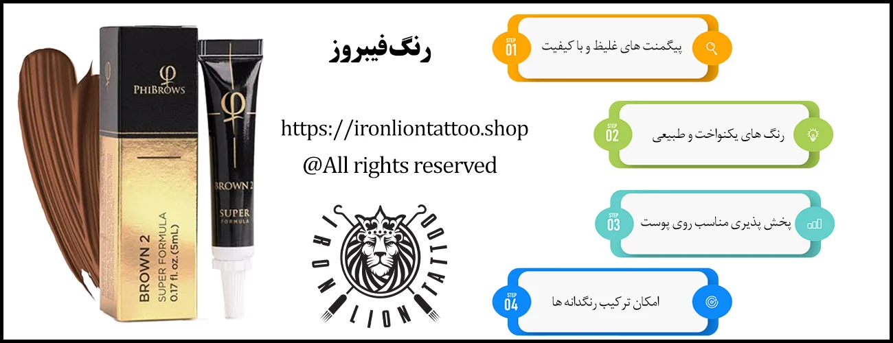 اینفوگرافیک رنگ فیبروز - ویژگی رنگ فیبروز